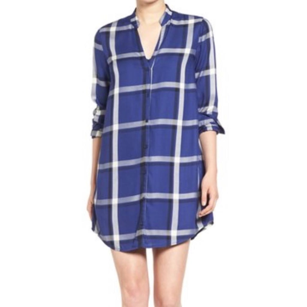 Cupcakes and cashmere blue plaid dress